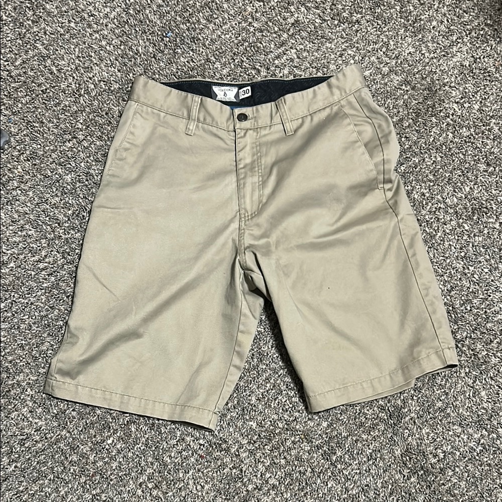 Men's Tan Shorts Volcom